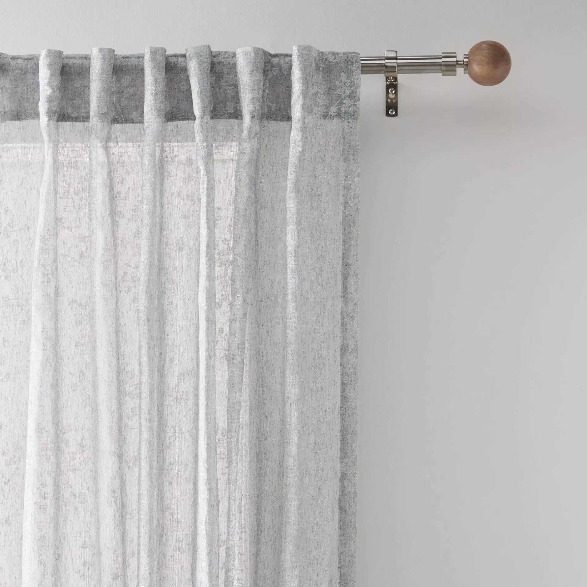 Best Natural Wood Curtain Rod Set - Diameter 13/16 mm Curtain Rods