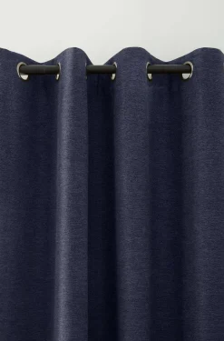 Hot Navy Dion Blackout Curtain Sheer Curtains & Window Sheer Panels|Blackout Window Curtains