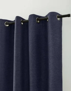 Hot Navy Dion Blackout Curtain Sheer Curtains & Window Sheer Panels|Blackout Window Curtains