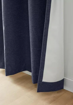 Hot Navy Dion Blackout Curtain Sheer Curtains & Window Sheer Panels|Blackout Window Curtains