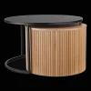 Best Nesting Coffee Table - Black Metal and Natural Wood Coffee Tables|Coffee Tables & Side Tables
