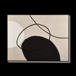 Online Neutral Oval Abstract Painted Canvas Oil Paintings