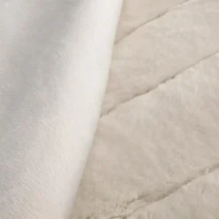 Sale Oatmeal Cougar Faux Fur Throw Decorative Throws & Blankets