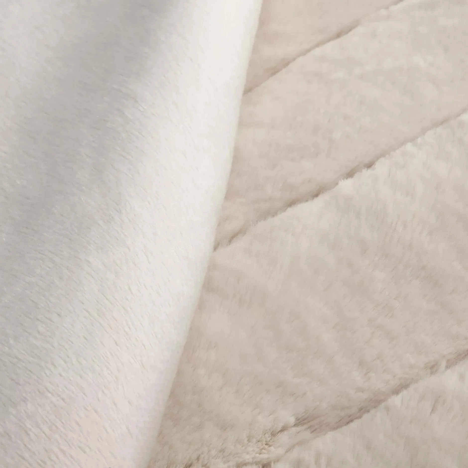 Sale Oatmeal Cougar Faux Fur Throw Decorative Throws & Blankets