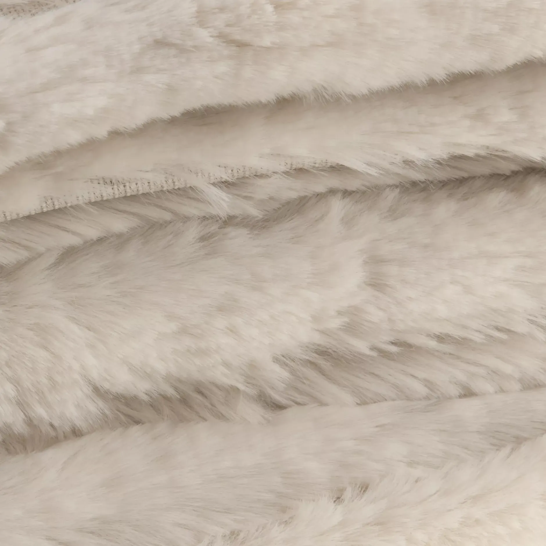 Sale Oatmeal Cougar Faux Fur Throw Decorative Throws & Blankets