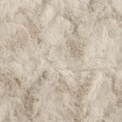 Clearance Oatmeal Sheep Faux Fur Throw Decorative Throws & Blankets