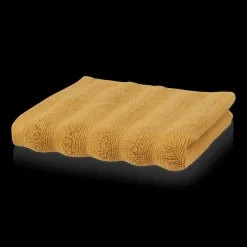 Discount Ochre Ribbed Washcloth Bath Towels