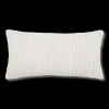 New Off White Basc Chenille Decorative Lumbar Pillow Decorative Throw Pillows