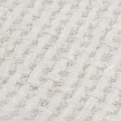 Hot Off White Basic Chenille Knit Throw Decorative Throws & Blankets