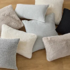 Best Off White Maddox Faux Fur Decorative Lumbar Pillow Decorative Throw Pillows