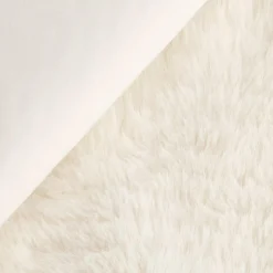 Outlet Off White Maddox Faux Fur Throw Decorative Throws & Blankets