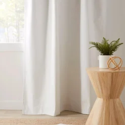 Best Off White Mullins Blackout Back-Tab Curtain Sheer Curtains & Window Sheer Panels|Blackout Window Curtains