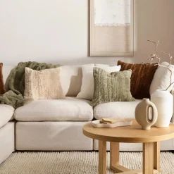 Clearance Off White Set of 2 Ellyn Decorative Pillow Decorative Throw Pillows