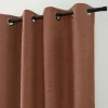 Outlet Orange Dion Blackout Curtain Sheer Curtains & Window Sheer Panels|Blackout Window Curtains