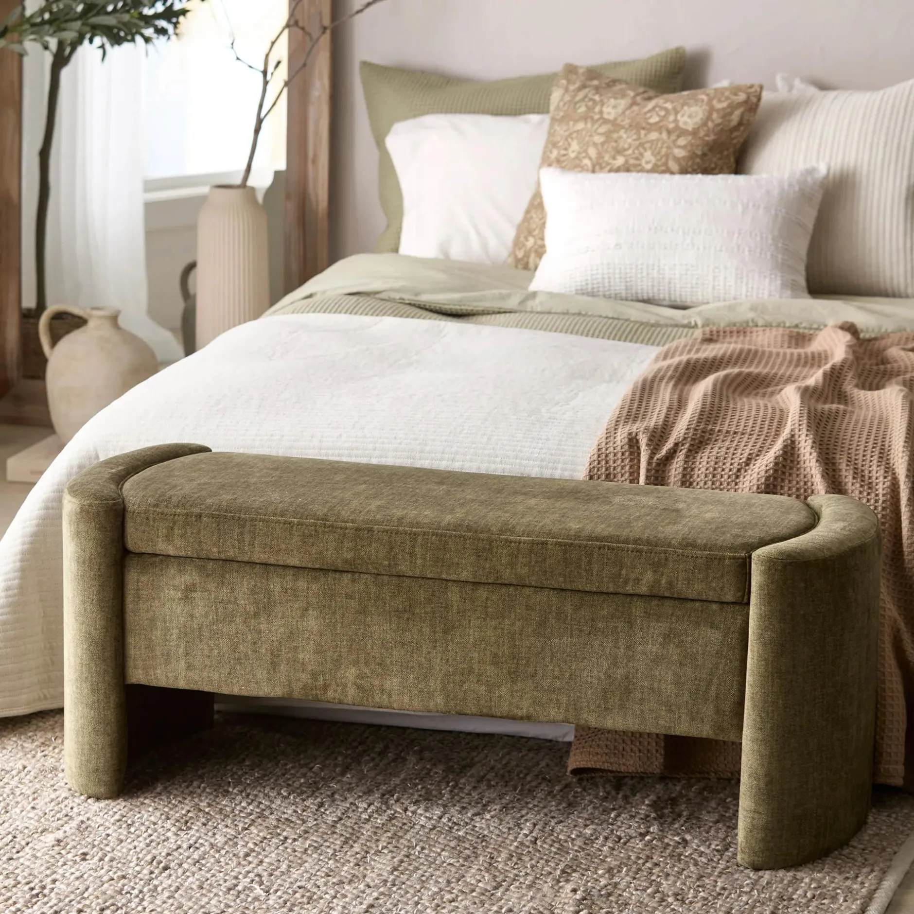 Online Ottoman Bench with Storage Entryway Benches Ottomans And Poufs|Ottomans & Benches