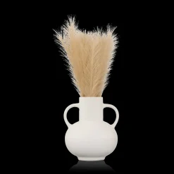 Hot Pampas Bouquet in Vase Artificial Plants