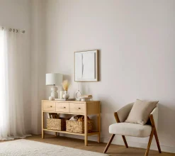 Hot Pampas Bouquet in Vase Artificial Plants