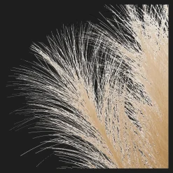 Hot Pampas Bouquet in Vase Artificial Plants