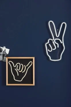 Hot Peace Sign Neon Light Wall Decor Junior Wall Decor & Mirrors