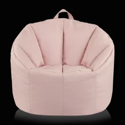 New Pink Canvas Bean Bag Junior Bedroom Furniture