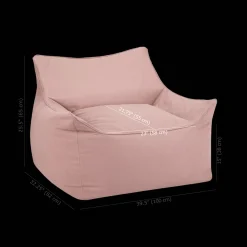 Best Pink Large Bean Bag Chair Junior Bedroom Furniture