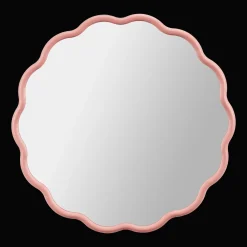 New Pink Scalloped Mirror Junior Wall Decor & Mirrors