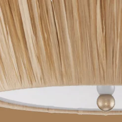 Raffia Scalloped Ceiling Lamp Junior Lighting