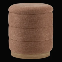 Clearance Ribbed Ottoman with Storage Entryway Benches Ottomans And Poufs|Ottomans & Benches