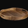 Hot Round Acacia Wood Tray Home Decorative Items & Objects