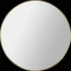 Discount Round Gold Aluminum Frame Mirror Mirrors