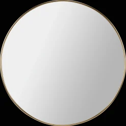 Discount Round Gold Aluminum Frame Mirror Mirrors