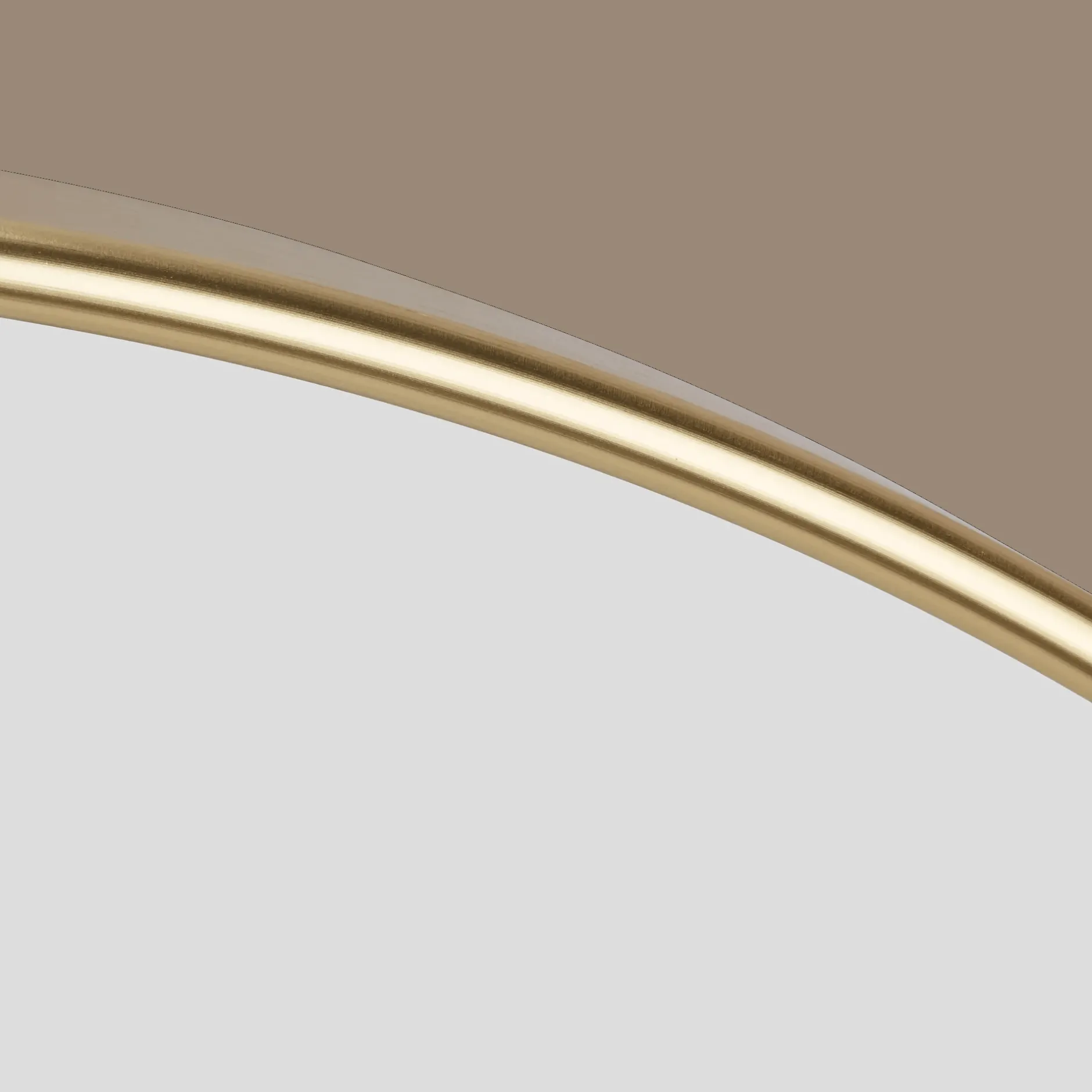 Discount Round Gold Aluminum Frame Mirror Mirrors