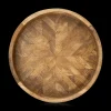 Clearance Round Mango Wood Tray Home Decorative Items & Objects