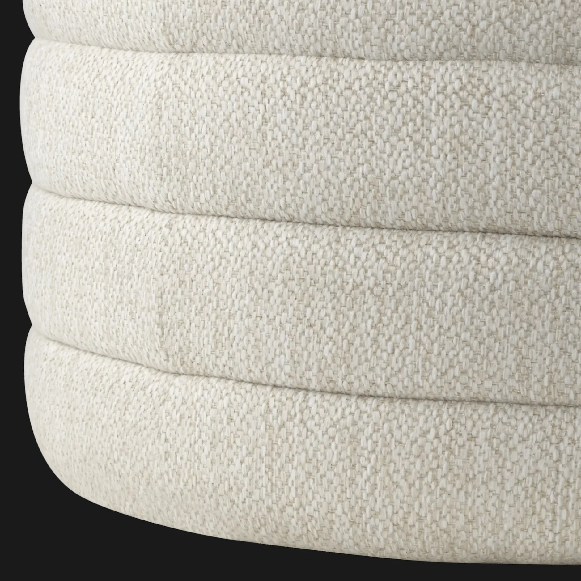 Round Storage Fabric Ottoman Entryway Benches Ottomans And Poufs|Ottomans & Benches