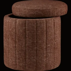 Hot Round Storage Fabric Ottoman Entryway Benches Ottomans And Poufs|Ottomans & Benches