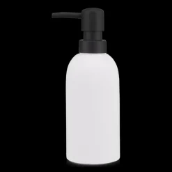 Hot Rubber Coated Black and White Soap Dispenser Bathroom Accessories
