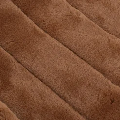 Hot Rust Cougar Faux Fur Throw Decorative Throws & Blankets