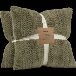 Hot Sage Set of 2 Ellyn Decorative Pillow Decorative Throw Pillows