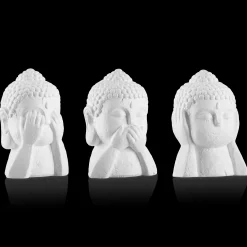 Online Set of 3 Buddha Statues Home Decorative Items & Objects