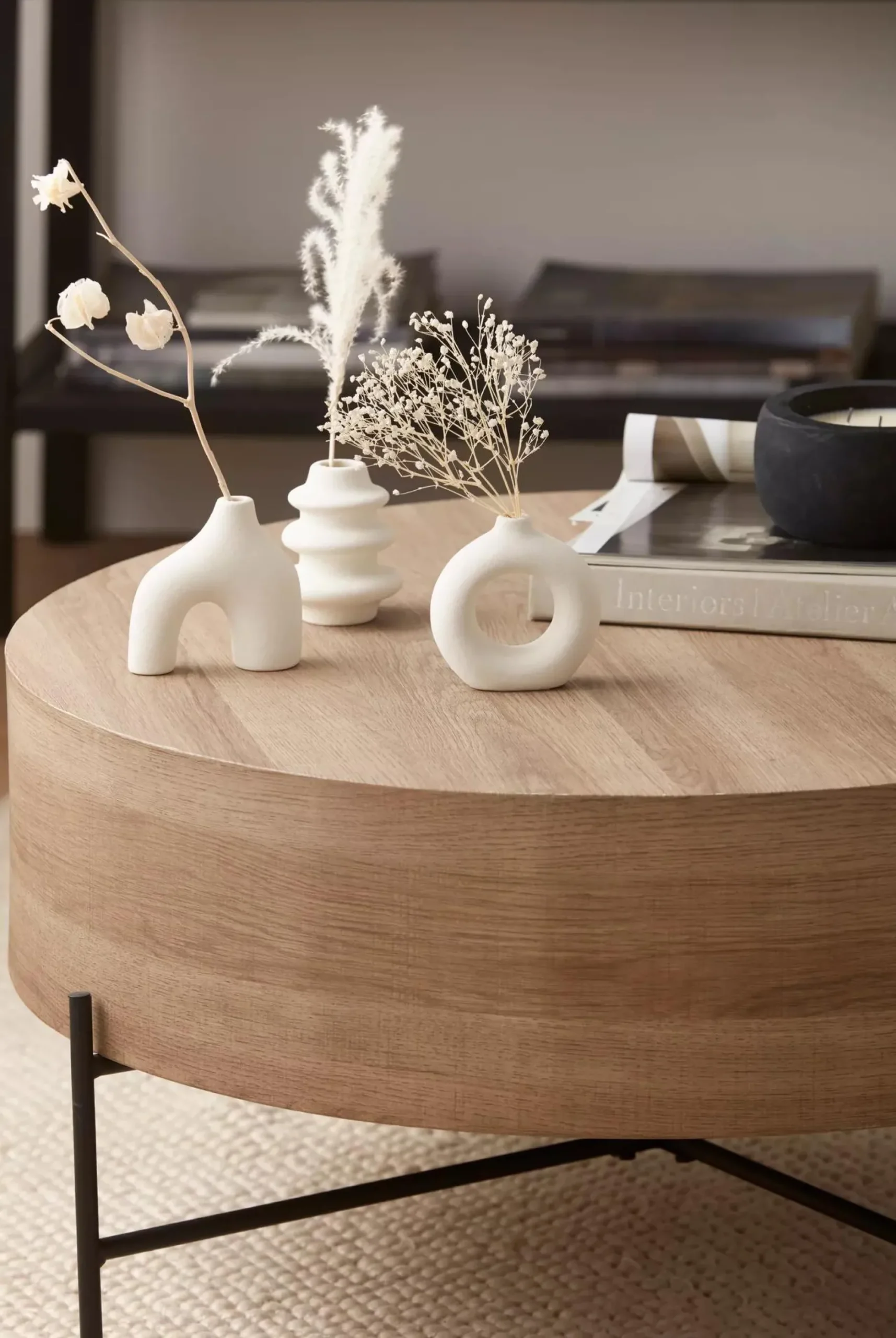 Set of 3 Decorative Table Vases Modern Decorative Vases|Home Decorative Items & Objects