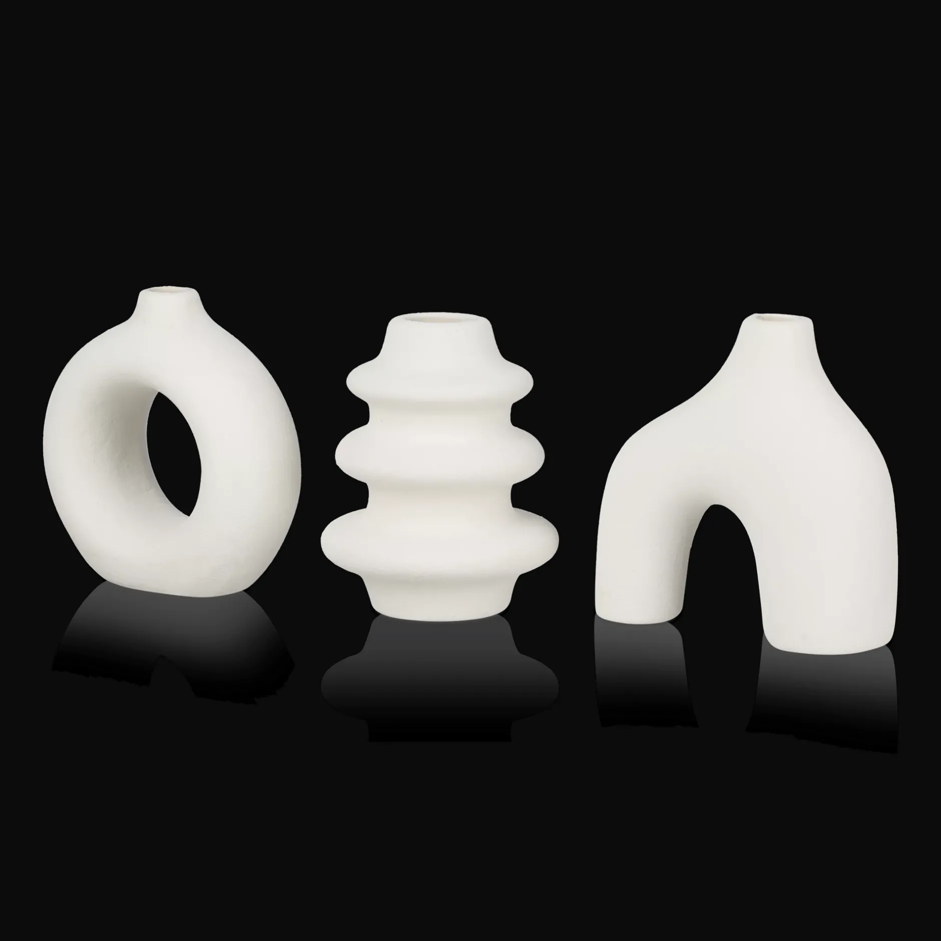 Set of 3 Decorative Table Vases Modern Decorative Vases|Home Decorative Items & Objects