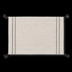 Outlet Set of 4 Fabric Placemats with Tassels Dinnerware|Tablecloths & Placemats