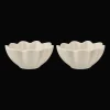 Discount Set of 2 Flower Bowls Dinnerware