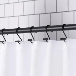 Set of 12 Shower Curtain Hooks Shower Curtains
