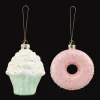 Hot Set of 2 Treats Ornaments Junior Decorative Accessories
