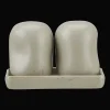 Outlet Set of Salt and Pepper Shakers on Tray Dinnerware