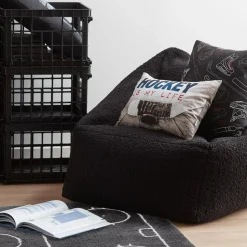 Outlet Sherpa Bean Bag Chair Junior Bedroom Furniture