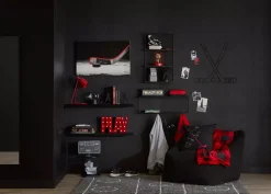 Outlet Sherpa Bean Bag Chair Junior Bedroom Furniture