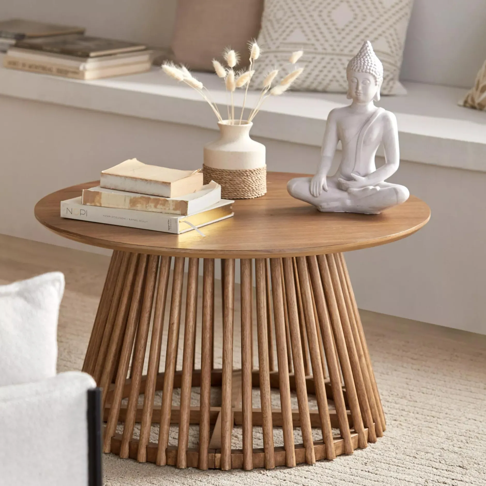 Discount Speckled Ceramic and Rattan Vase Modern Decorative Vases|Home Decorative Items & Objects