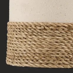 Discount Speckled Ceramic and Rattan Vase Modern Decorative Vases|Home Decorative Items & Objects